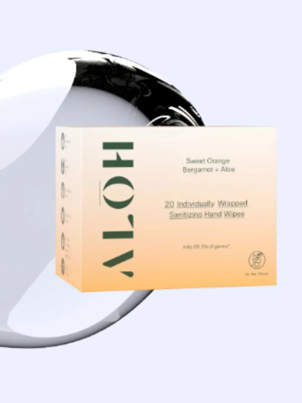 NWT Aloh Sweet Orange Bergamot + Aloe Individually Wrapped Sanitizing Hand Wipes